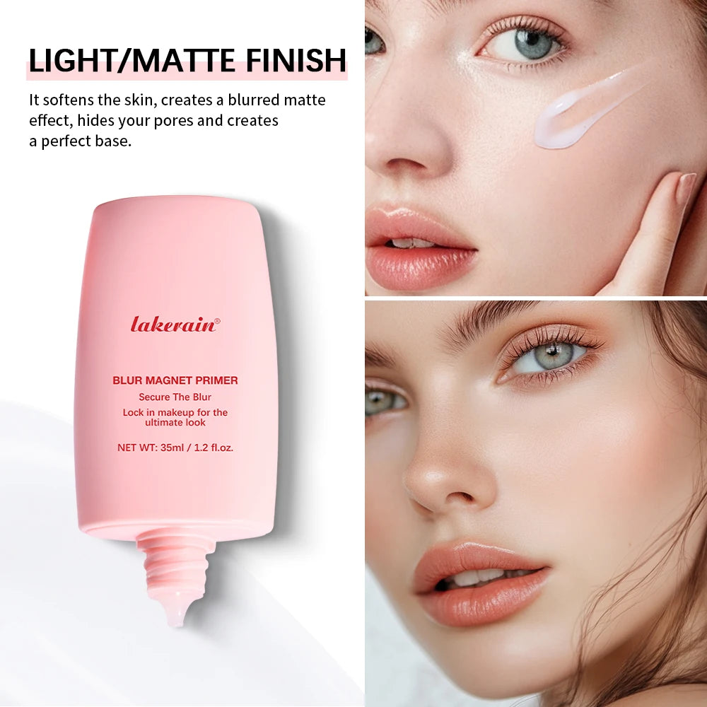 Blur Magnet Primer Natural Matte Blur Pore Foundation Smooth Even Skin Tone Oil Control Moisturizes Repair Facial Base Cosmetics