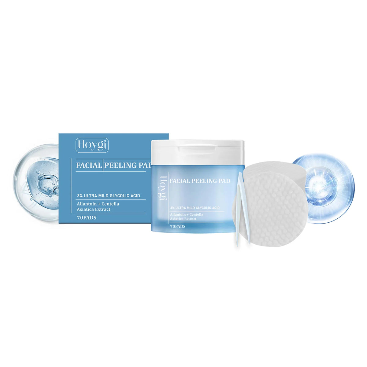 Salicylic Acid Exfoliating Face Pads Daily Pore Reducing Oil Control Soothing Skincare Centella Toner Pads Facial Cleansing Wipe