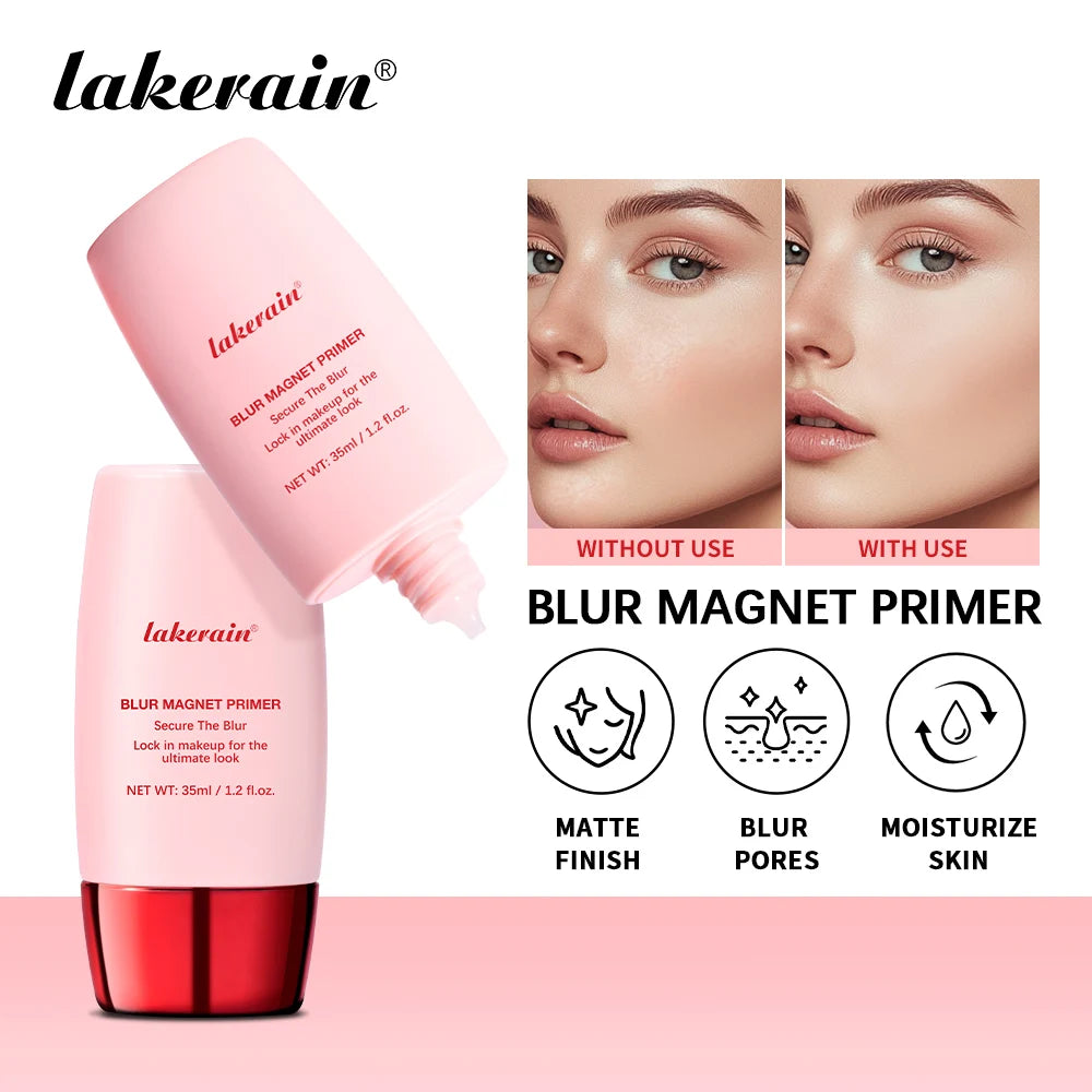 Blur Magnet Primer Natural Matte Blur Pore Foundation Smooth Even Skin Tone Oil Control Moisturizes Repair Facial Base Cosmetics