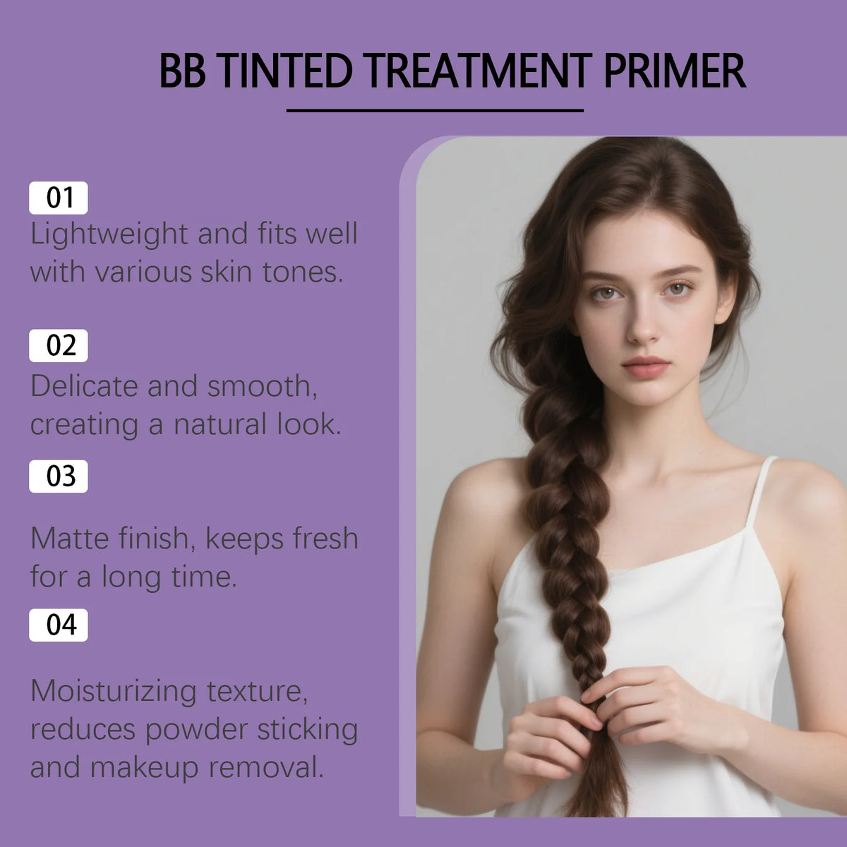 High Coverage Waterproof Foundation BB Cream Set Hydrating Brightening Anti Dark Circle Spf30 Sunscreen Primer Base Face Makeup