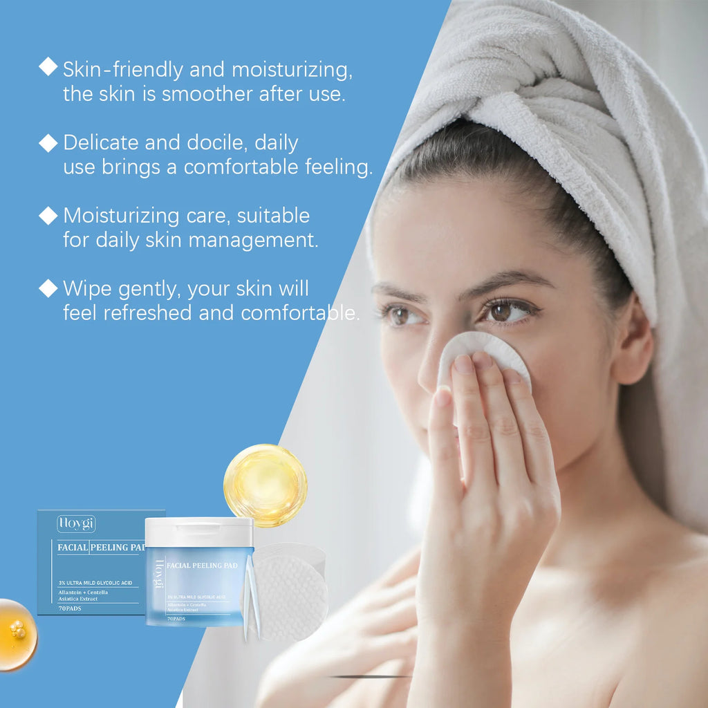 Salicylic Acid Exfoliating Face Pads Daily Pore Reducing Oil Control Soothing Skincare Centella Toner Pads Facial Cleansing Wipe